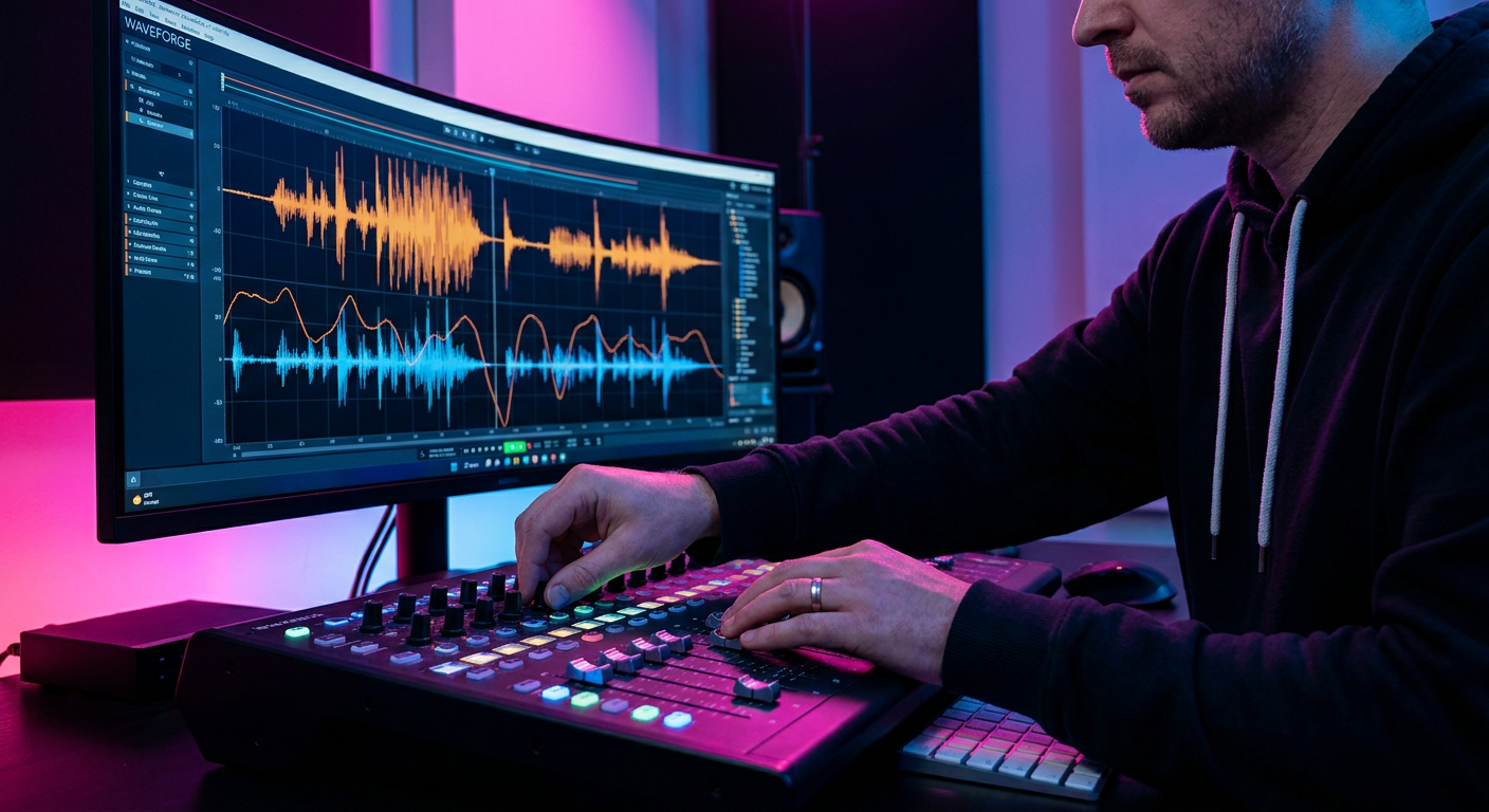 Produção de áudio em DAW